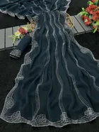 Art Silk Solid Saree for Women 