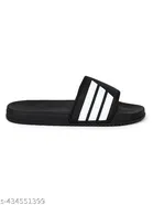 Sliders for Men, White & Black 