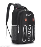 Fabric Backpack Bag, Black