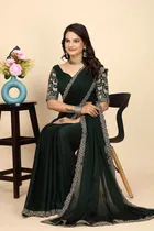 Chiffon Woven Design Saree for Women 
