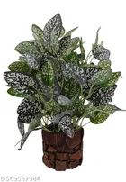 Plastic Artificial Flower With Pot,Multicolour