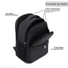 Polyester Backpack for Men & Women, Black