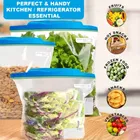 Crystal Zipper Seal Bags, Multipurpose Transparent Slide Seal Bags 