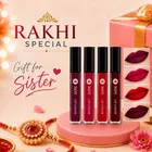 NOY Liquid Matte Lipstick Pack of 4 | Gift for Sister | Rakhi Special