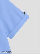 Solid Mandarin Collar Shirt for Boys 