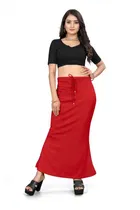 Lycra Solid Saree Petticoat for Women 