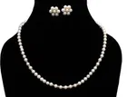 Elegant Pearl Necklace and Earring Set for Women