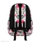 Fabric Backpack Bag, White