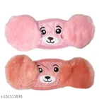 Fur Earmuffs for Kids (Pink & Peach, 3-4 Years) (Pack of 2)