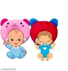Pillow for Baby (Pink & Red, Pack of 2)