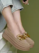 Shoetopia Girls Casual Shoes Beige 