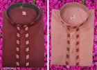 Cotton Solid Kurta for Men, Maroon & Pink, Pack of 2 