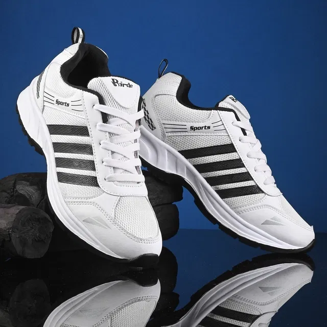 Sports Shoes for Men (White, 8)