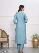 Embroidered Kurta Set for Women 