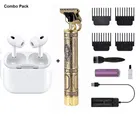 Metal Buddha Trimmer For Men Gold 