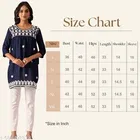 Embroidered Floral Design Anarakali Short Kurti for Girls 
