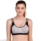 Polycotton Sports Bra for Women 