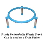 Stainless Steel Single Ring Matka Stand, Assorted_0628