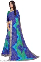Georgette Abstract Saree for Women 