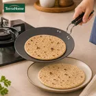 TerraHome Hard Anodised Concave Roti Tawa 25cm