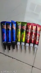 Fast Mehndi Tube Pack 8 Pieces, 5 Red + 3 Black Tubes For Quick & Vibrant Henna Designs