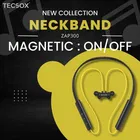 Tecsox In-the-ear Bluetooth Headset with Upto 30h Talktime Deep Bass - Black Yellow