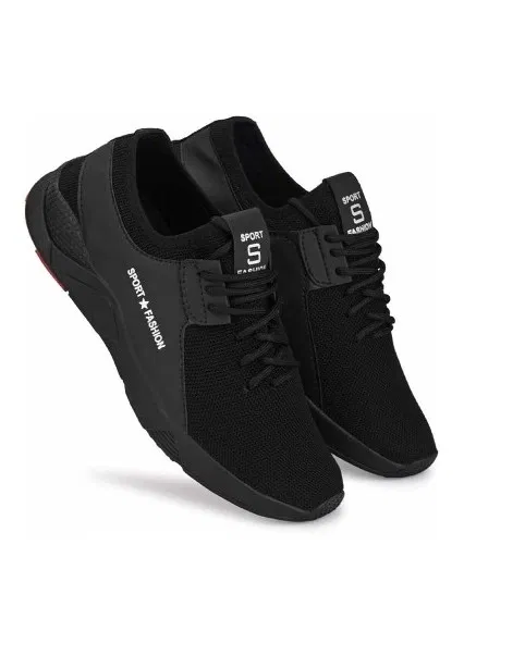 LifeO Sports Shoes for Men (Black, 7)
