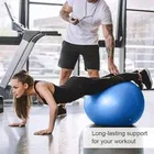 Anti Burst Exercise Gym Ball with Pump [65 cm, Blue]