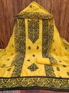 Cotton Chanderi Unstitched Suit for Women 