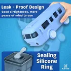 Plastic Bus Shape Sipper Bottle for Kids, Multicolor 