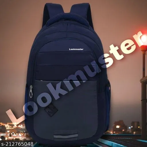 Rubber Backpack for Men & Women, Blue