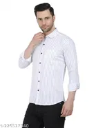 Cotton Blend Full Sleeves Shirt for Men 