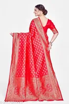 Banarasi Silk Zari Woven Saree for Women 