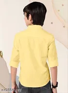 Solid Cotton Kurta Set for Boys 