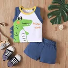 Cotton Printed Clothing Set for Boys 