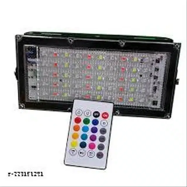 Remote Control Flood Light (Multicolor, 50 W)