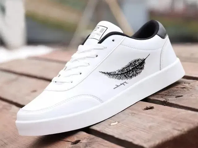 Sneakers for Men (White, 6)