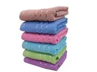 Cotton Bolls Assorted Viscose Border Hand Towels (33x51 cm) (Pack Of 6)