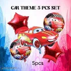 5 Pcs Balloons Decoration Kit, Multicolour, Set of 1