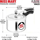 HAWKINS Aluminium InnerLid Pressure Cooker 