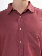 100% Cotton Full Sleeves Solid Shirt for Men 