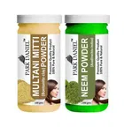 Park Daniel 100% Pure & Natural Multani Mitti Powder & Neem Powder 