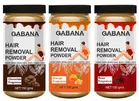 Combo of Gabana Chocolate, Orange & Rose Fragrance Instant Painless Hair Removal Powder (150 g, Pack of 3)