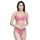 Polycotton Non-Padded Bra with Panty for Women 