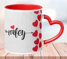 Bride Loading Printed Heart Handle Mug Microwave Safe Ceramic Tea Coffee 