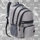 Rubber Backpack for Men & Women, White