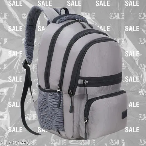 Rubber Backpack for Men & Women, White