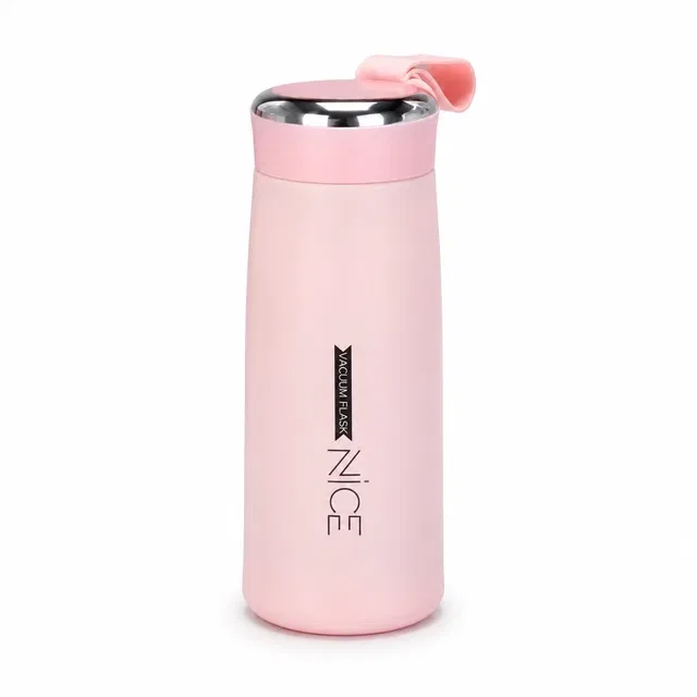 Nice Vacuum Insulated Glass Water Bottle (Pack Of 1, Assorted)