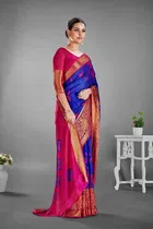 Moss Chiffon Printed Saree for Women 