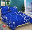Polycotton Double Bedsheet with 2 Pillow Cover 